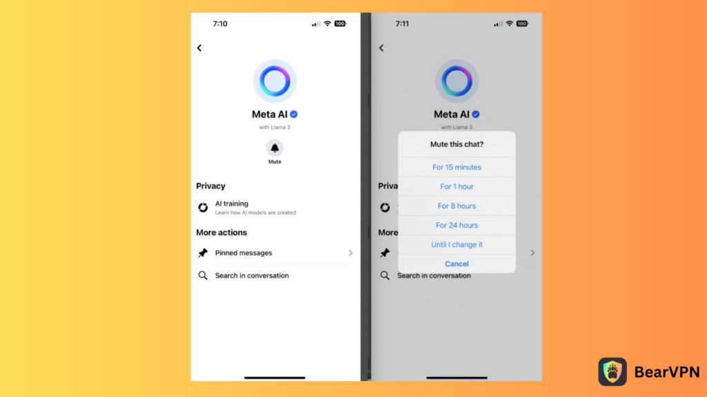 How to Turn Off Meta AI on Facebook, Ins & WhatsApp? BearVPN